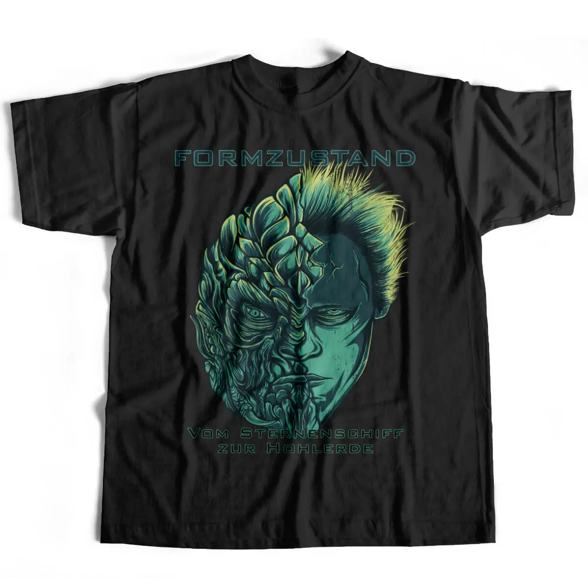 Formzustand - Vom Sternenschiff zur Hohlerde Synthwave T-Shirt